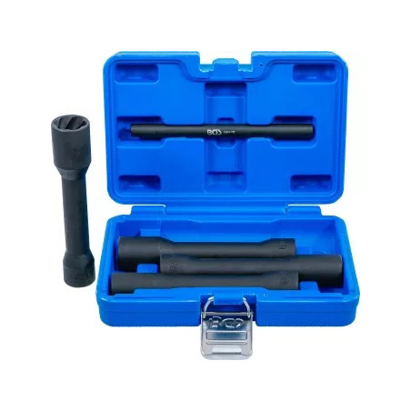 Jeu de douilles spiralées/extracteur de vis, long | 12,5 mm (1/2") | 17 - 22 mm | 5 pièces