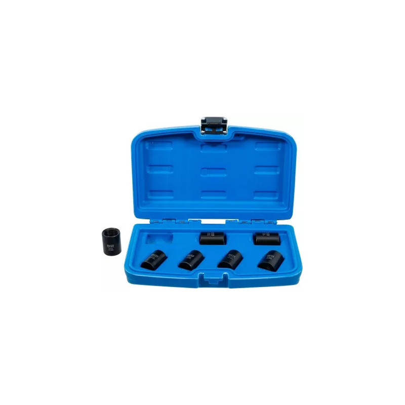 Jeu de douilles spiralées/extracteur de vis | 12,5 mm (1/2") | 17 - 26 mm | 7 pièces