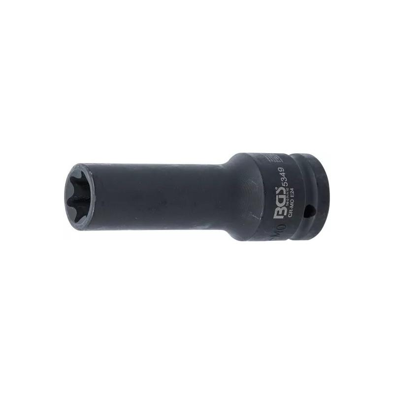 Douille à choc, profil E, longue | 20 mm (3/4") | E24 Douille à choc, profil E, longue | 20 mm (3/4") | E24