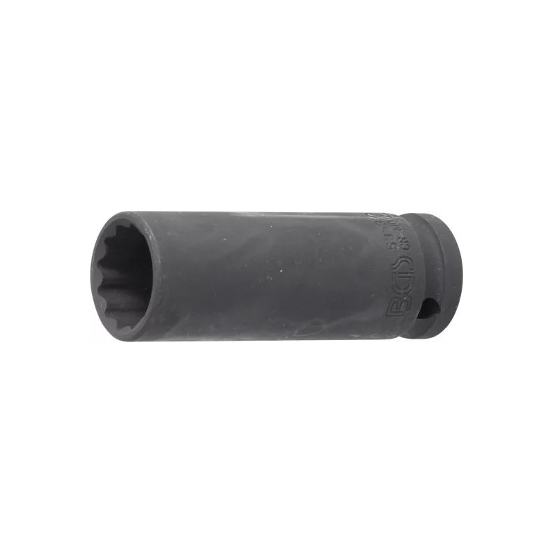 Douille à choc, douze pans, longue | 12,5 mm (1/2") | 21 mm Douille à choc, douze pans, longue | 12,5 mm (1/2") | 21 mm