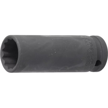 Douille à choc, douze pans, longue | 12,5 mm (1/2") | 21 mm