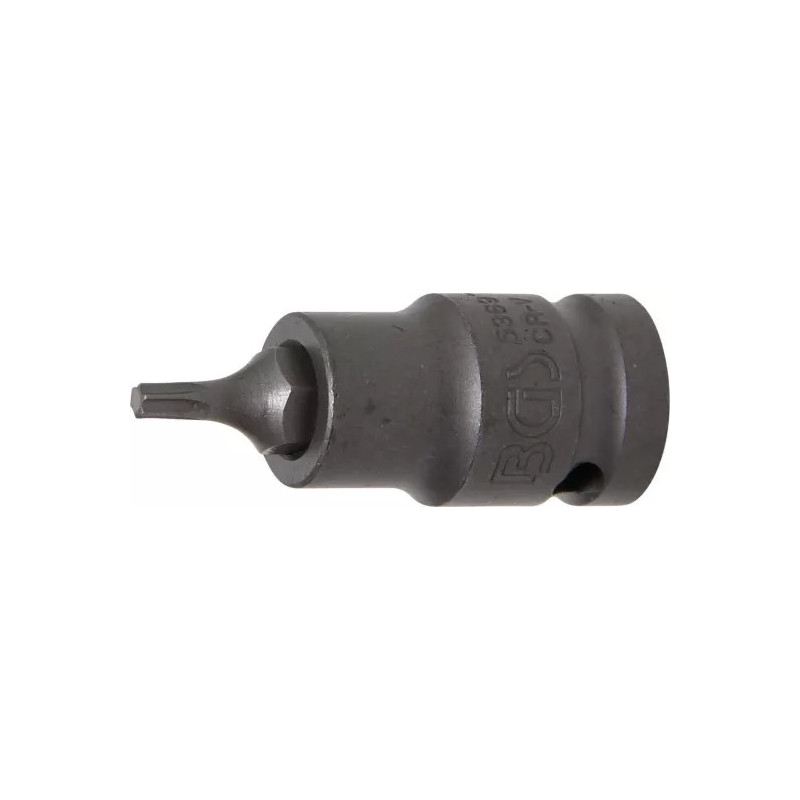 Douille à embouts à choc | longueur 55 mm | 12,5 mm (1/2") | profil T (pour Torx) T20 Douille à embouts à choc | longueur 55 mm | 12,5 mm (1/2") | profil T (pour Torx) T20