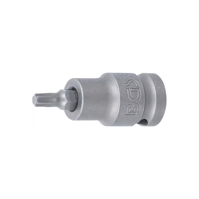 Douille à embouts à choc | longueur 55 mm | 12,5 mm (1/2") | profil T (pour Torx) T30 Douille à embouts à choc | longueur 55 mm | 12,5 mm (1/2") | profil T (pour Torx) T30