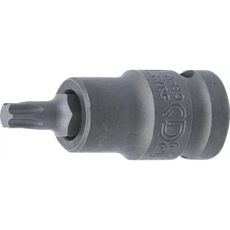 Douille à embouts à choc | longueur 55 mm | 12,5 mm (1/2") | profil T (pour Torx) T40