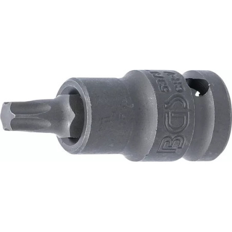 Douille à embouts à choc | longueur 55 mm | 12,5 mm (1/2") | profil T (pour Torx) T45