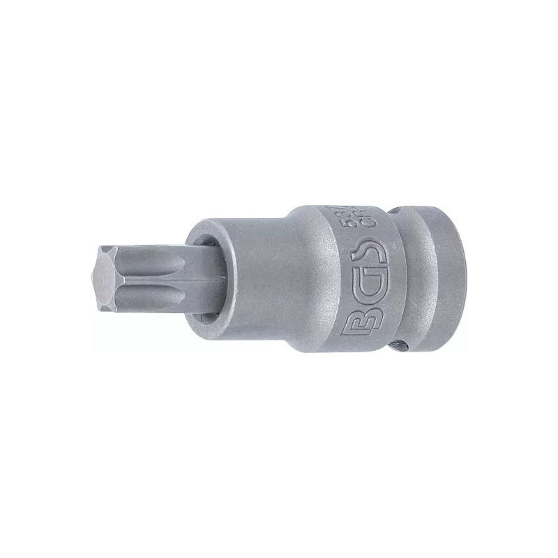 Douille à embouts à choc | longueur 55 mm | 12,5 mm (1/2") | profil T (pour Torx) T55 Douille à embouts à choc | longueur 55 mm | 12,5 mm (1/2") | profil T (pour Torx) T55