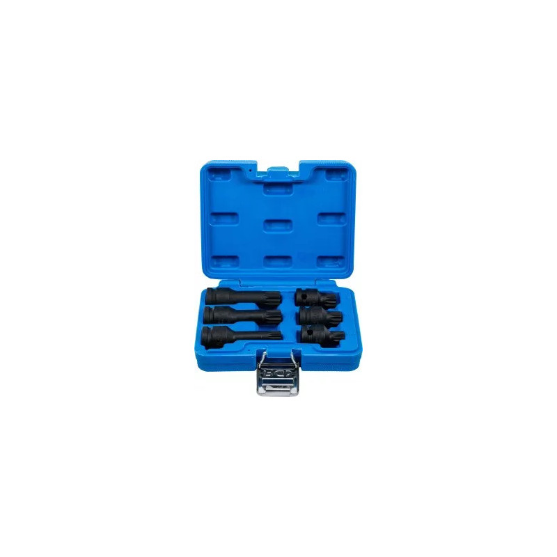 Jeu de douilles à embouts à choc | 12,5 mm (1/2") | Denture multiple intérieure (pour XZN) M14 - M18 | 6 pièces Jeu de douilles à embouts à choc | 12,5 mm (1/2") | Denture multiple intérieure (pour XZN) M14 - M18 | 6 pièces
