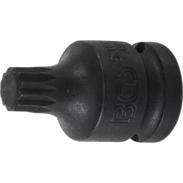 Douille à embouts à choc | longueur 43 mm | 12,5 mm (1/2") | denture multiple intérieure (pour XZN) M12