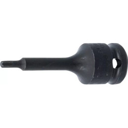 Douille à embouts à choc | longueur 75 mm | 12,5 mm (1/2") | profil T (pour Torx) T25