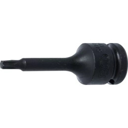 Douille à embouts à choc | longueur 75 mm | 12,5 mm (1/2") | profil T (pour Torx) T30