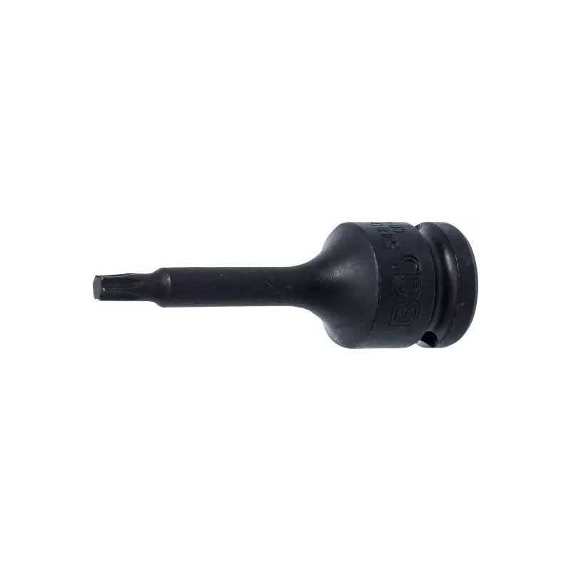 Douille à embouts à choc | longueur 75 mm | 12,5 mm (1/2") | profil T (pour Torx) T30 Douille à embouts à choc | longueur 75 mm | 12,5 mm (1/2") | profil T (pour Torx) T30