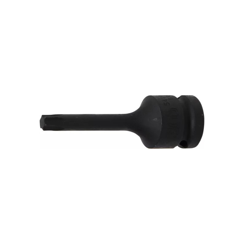 Douille à embouts à choc | longueur 75 mm | 12,5 mm (1/2") | profil T (pour Torx) T45 Douille à embouts à choc | longueur 75 mm | 12,5 mm (1/2") | profil T (pour Torx) T45