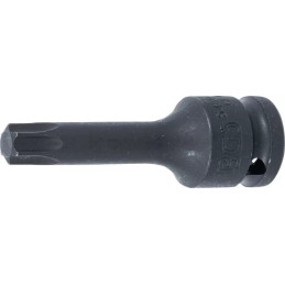 Douille à embouts à choc | longueur 75 mm | 12,5 mm (1/2") | profil T (pour Torx) T55