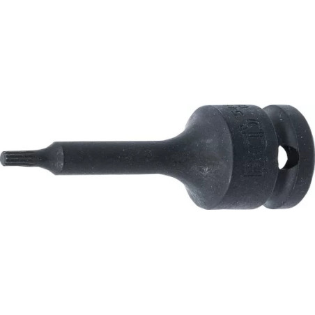Douille à embouts à choc | longueur 75 mm | 12,5 mm (1/2") | denture multiple intérieure (pour XZN) M4