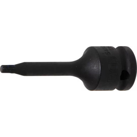 Douille à embouts à choc | longueur 75 mm | 12,5 mm (1/2") | denture multiple intérieure (pour XZN) M5
