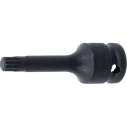 Douille à embouts à choc | longueur 75 mm | 12,5 mm (1/2") | denture multiple intérieure (pour XZN) M9