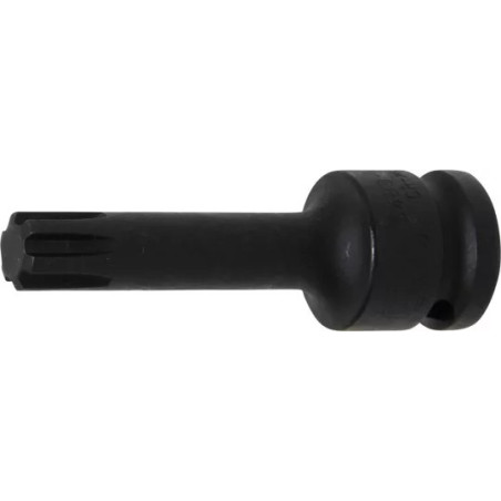 Douille à embouts à choc | longueur 75 mm | 12,5 mm (1/2") | profil cannelé (pour RIBE) M12