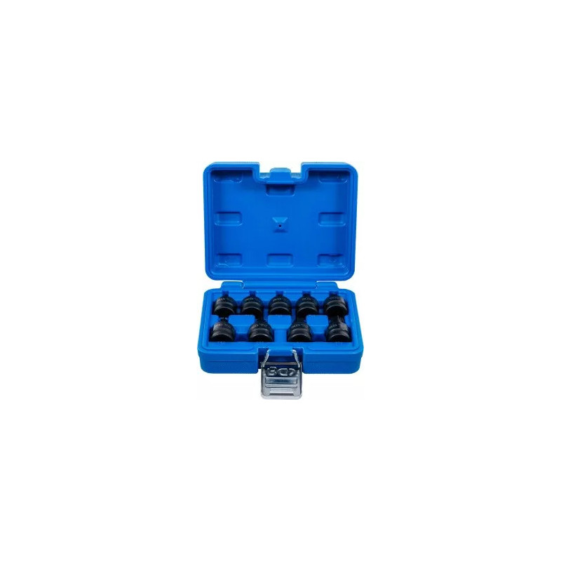 Douille à embouts à choc | 12,5 mm (1/2") | profil T (pour Torx) T20 - T70 | 9 pièces Douille à embouts à choc | 12,5 mm (1/2") | profil T (pour Torx) T20 - T70 | 9 pièces