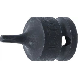 Douille à embouts à choc | longueur 42 mm | 12,5 mm (1/2") | profil T (pour Torx) T27