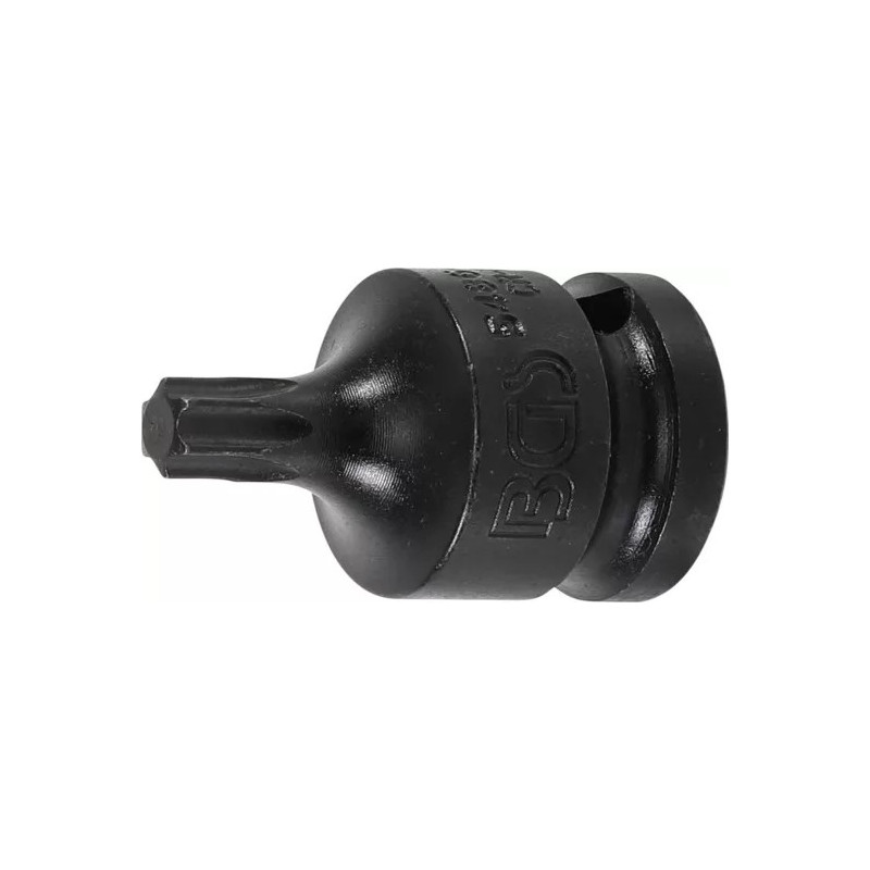 Douille à embouts à choc | longueur 42 mm | 12,5 mm (1/2") | profil T (pour Torx) T45 Douille à embouts à choc | longueur 42 mm | 12,5 mm (1/2") | profil T (pour Torx) T45