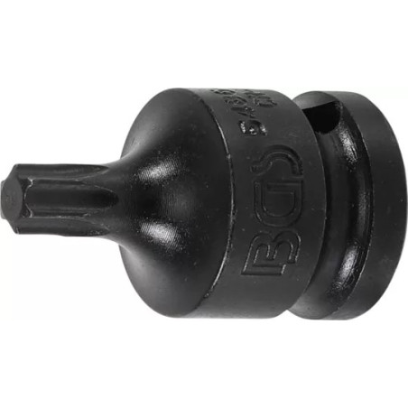 Douille à embouts à choc | longueur 42 mm | 12,5 mm (1/2") | profil T (pour Torx) T45
