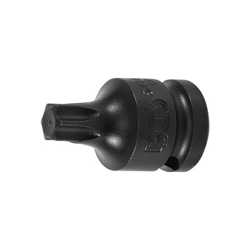 Douille à embouts à choc | longueur 42 mm | 12,5 mm (1/2") | profil T (pour Torx) T55 Douille à embouts à choc | longueur 42 mm | 12,5 mm (1/2") | profil T (pour Torx) T55