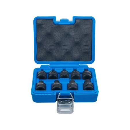 Douille à embouts à choc | 12,5 mm (1/2") | denture multiple intérieure (pour XZN) M4 - M16 | 9 pièces