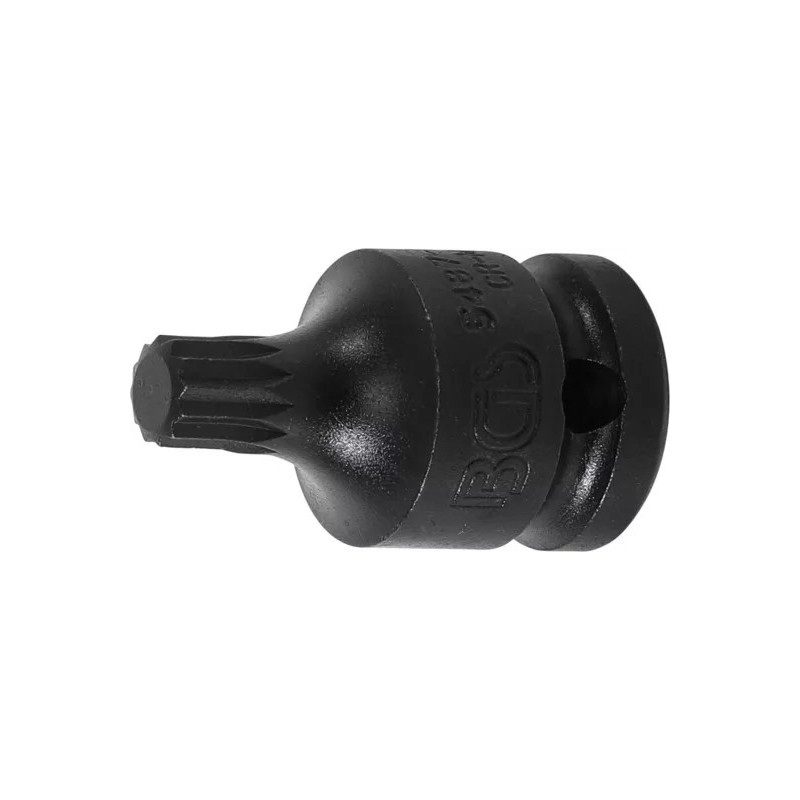 Douille à embouts à choc | longueur 43 mm | 12,5 mm (1/2") | denture multiple intérieure (pour XZN) M10 Douille à embouts à choc | longueur 43 mm | 12,5 mm (1/2") | denture multiple intérieure (pour XZN) M10