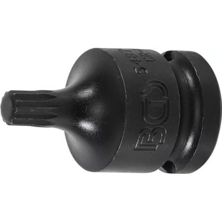 Douille à embouts à choc | longueur 43 mm | 12,5 mm (1/2") | denture multiple intérieure (pour XZN) M8