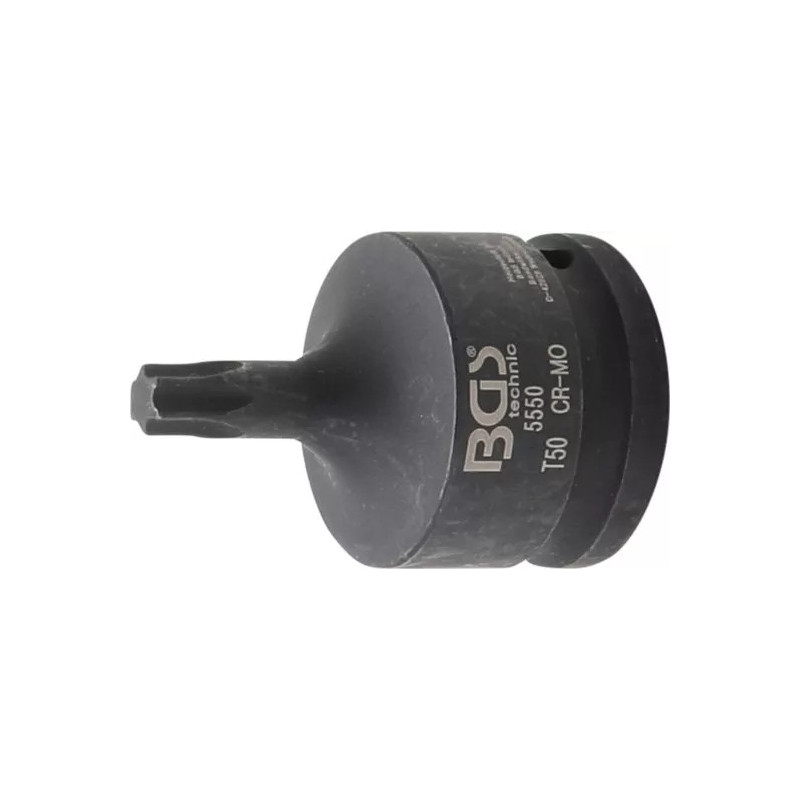 Douille à embouts de puissance | longueur 60 mm | 20 mm (3/4") | Profil T (pour Torx) T50 Douille à embouts de puissance | longueur 60 mm | 20 mm (3/4") | Profil T (pour Torx) T50