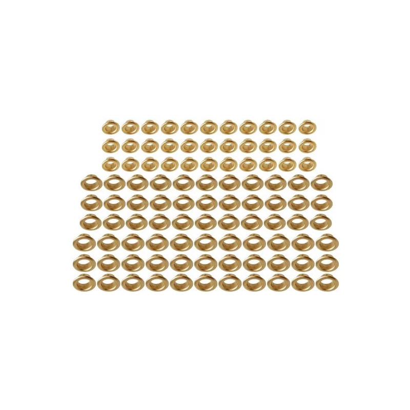 Assortiment d’œillets | 4,5 - 6 mm | 99 pièces Assortiment d’œillets | 4,5 - 6 mm | 99 pièces
