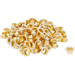 Assortiment d’œillets | 4,5 x 5 mm | 100 pièces