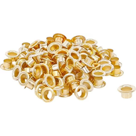 Assortiment d’œillets | 4,5 x 5 mm | 100 pièces