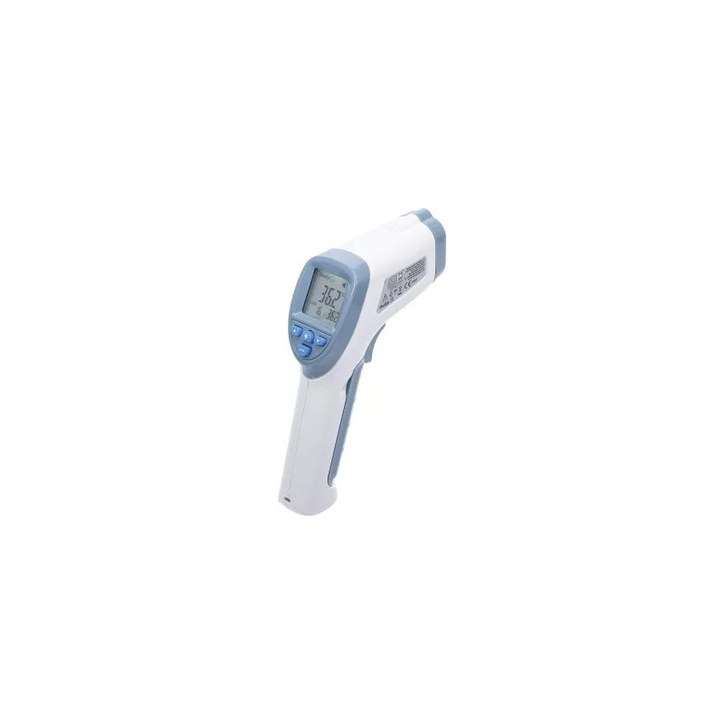 Thermomètre de fièvre de front | sans contact, infrarouge | pour mesure de personnes et d’objets | 0 - 100°