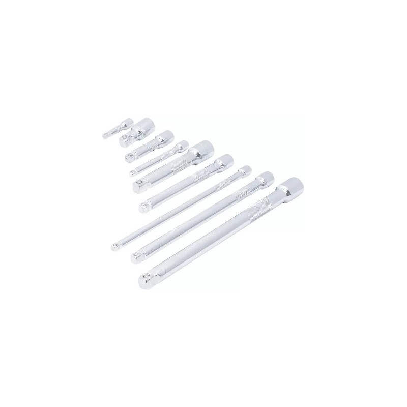 Jeu de rallonges basculants | 6,3 mm (1/4") / 10 mm (3/8") / 12,5 mm (1/2") | 9 pièces Jeu de rallonges basculants | 6,3 mm (1/4") / 10 mm (3/8") / 12,5 mm (1/2") | 9 pièces