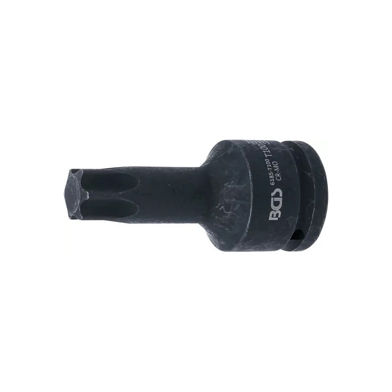 Douille à embouts à choc | longueur 100 mm | 20 mm (3/4") | profil T (pour Torx) T100 Douille à embouts à choc | longueur 100 mm | 20 mm (3/4") | profil T (pour Torx) T100
