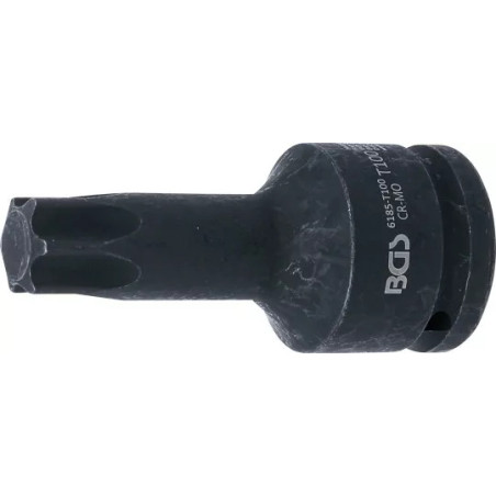 Douille à embouts à choc | longueur 100 mm | 20 mm (3/4") | profil T (pour Torx) T100