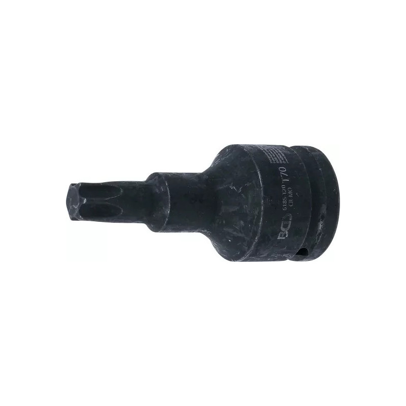 Douille à embouts à choc | longueur 100 mm | 20 mm (3/4") | profil T (pour Torx) T70 Douille à embouts à choc | longueur 100 mm | 20 mm (3/4") | profil T (pour Torx) T70