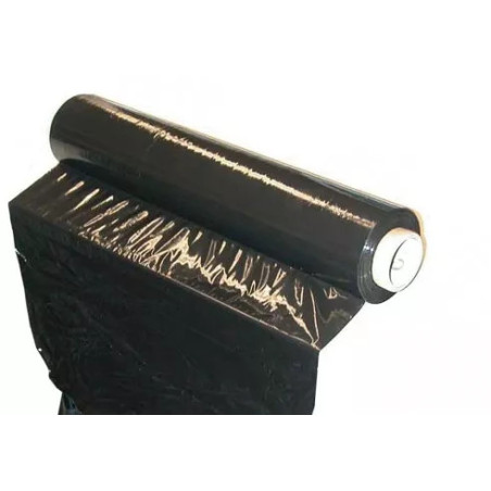 Film extensible | noir | 500 mm x 300 m, 23 um