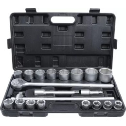 Coffret de douilles | 20 mm (3/4") | 19 - 50 mm | 20 pièces