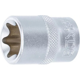 Douille pour clé, profil E | 12,5 mm (1/2") | E24