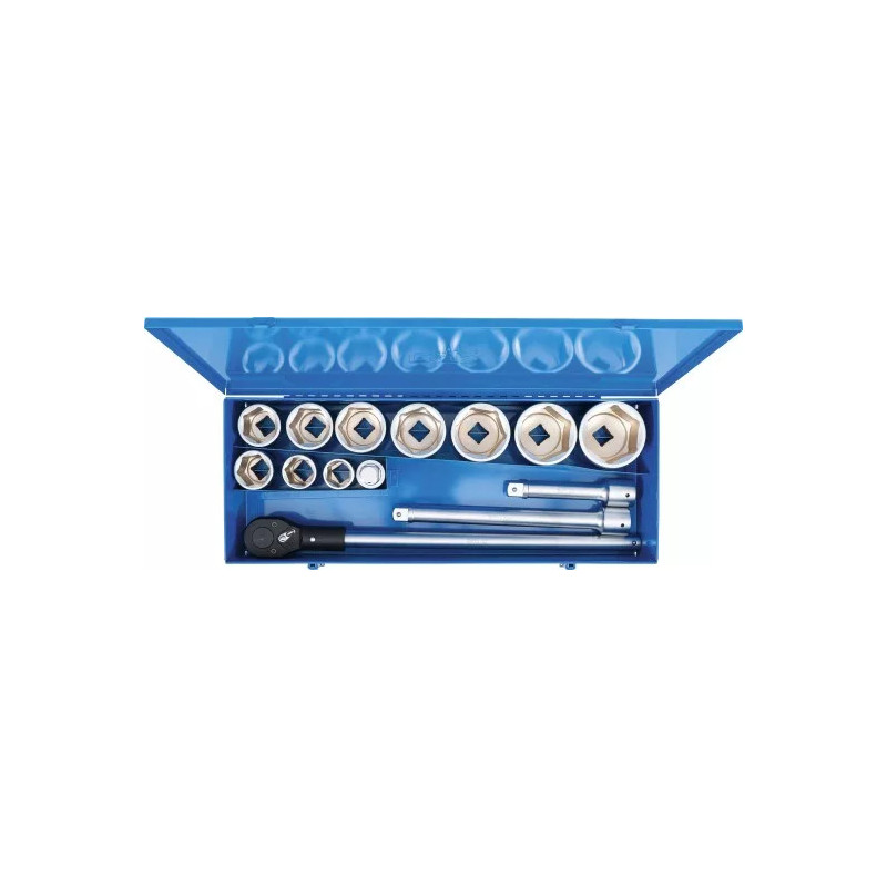 Coffret de douilles | 25 mm (1") | 15 pièces