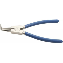 Pince pour circlips | coudée | pour circlips extérieurs | 225 mm