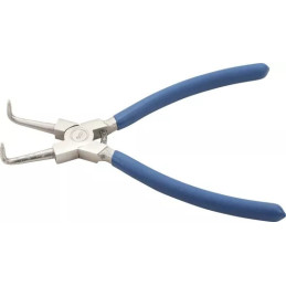Pince pour circlips | coudée | pour circlips intérieurs | 225 mm