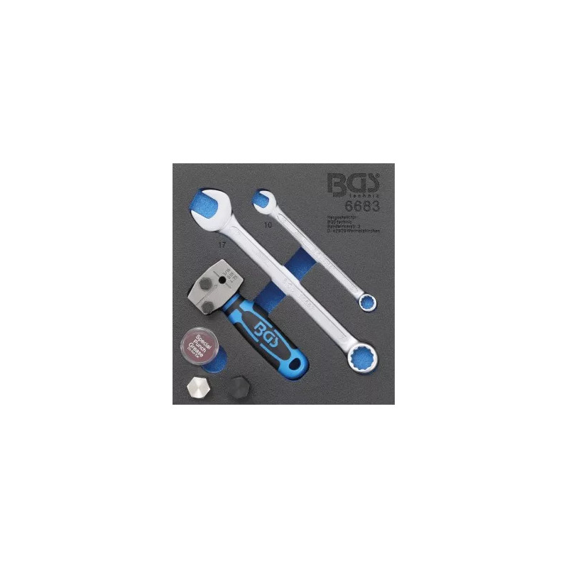Insert de servante d'atelier 1/6 :Presse à collets | DIN 4,75 mm (3/16") Insert de servante d'atelier 1/6 :Presse à collets | DIN 4,75 mm (3/16")