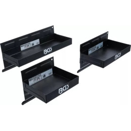 Jeu de tablettes magnétiques | 150 / 210 / 310 mm | 3 pièces