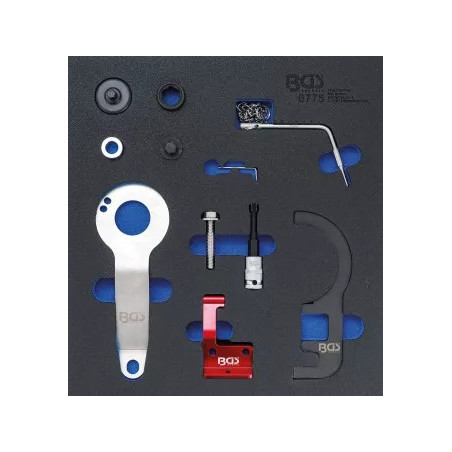 Insert de servante d’atelier 2/3 : Jeu d’outils de réglage du moteur | pour BMW et MINI, 1.5 & 2.0 L Diesel
