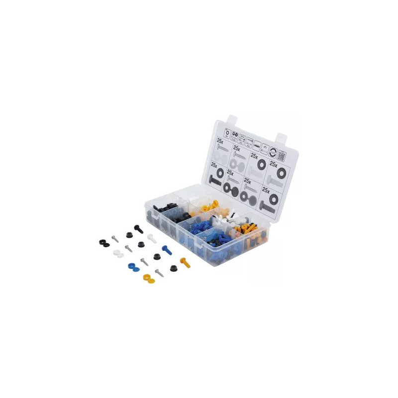 Assortiment de vis, écrous et capuchons | 400 pièces Assortiment de vis, écrous et capuchons | 400 pièces