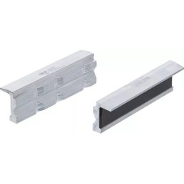 Mors de protection pour étau | aluminium | largeur 100 mm | 2 pièces