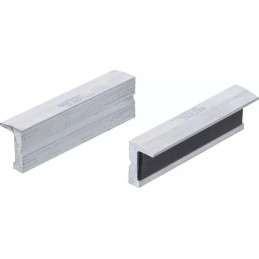 Mors de protection pour étau | aluminium | largeur 100 mm | 2 pièces